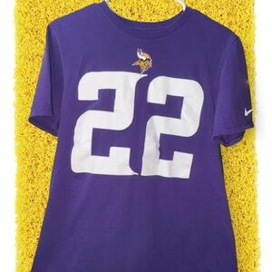 Nike Minnesota Vikings Harrison Smith purple T-Shirt Size M #NFL